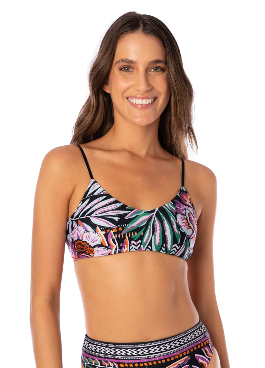 Maaji Jaguar Jungle Lanai Classic Bralette Bikini Top Maaji