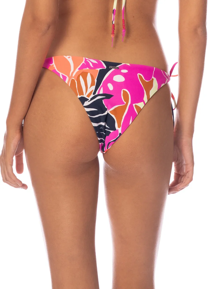 Maaji Jungle Reef Sunning Low Rise Tie Side Bikini Bottom Maaji