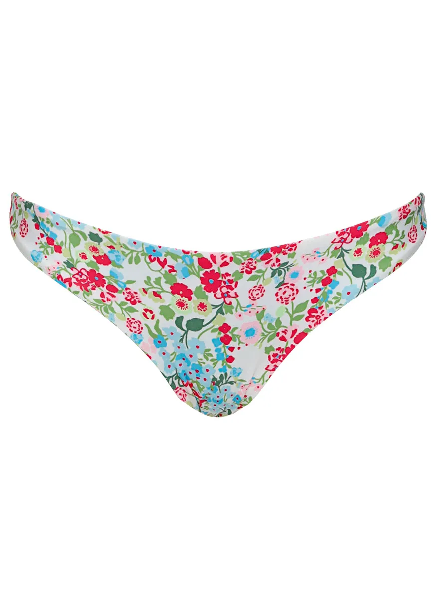 Maaji Love In Bloom Iconic  Low Rise Thin Side Bikini Bottom Maaji