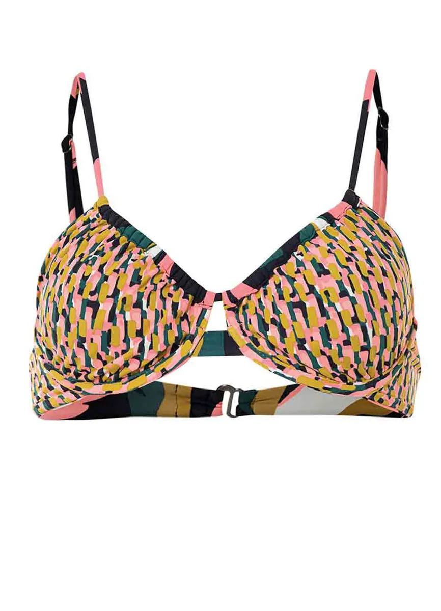 Maaji Lush Leaves Jady Unmolded Underwire Bikini Top Maaji