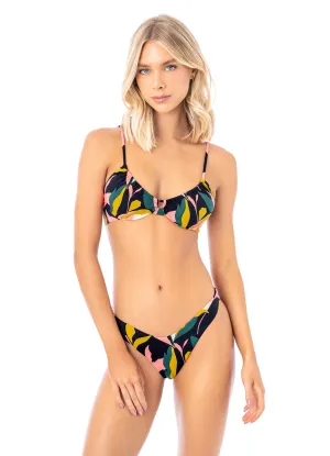 Maaji Lush Leaves Jady Unmolded Underwire Bikini Top Maaji