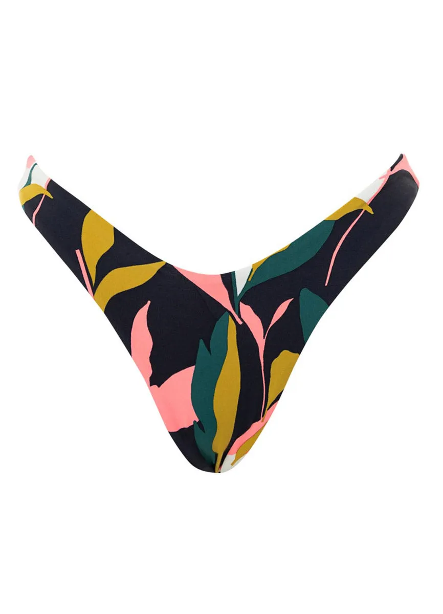 Maaji Lush Leaves Splendour High Leg Bikini Bottom Maaji