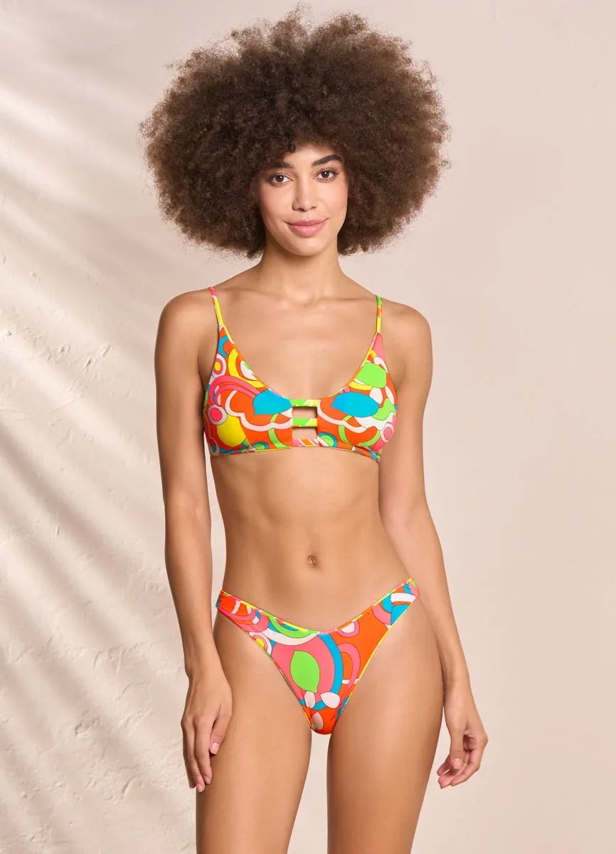 Maaji Magnetic Crate Sporty Bralette Bikini Top Maaji