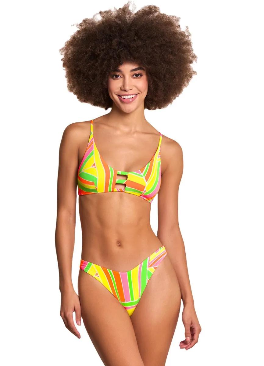 Maaji Magnetic Crate Sporty Bralette Bikini Top Maaji