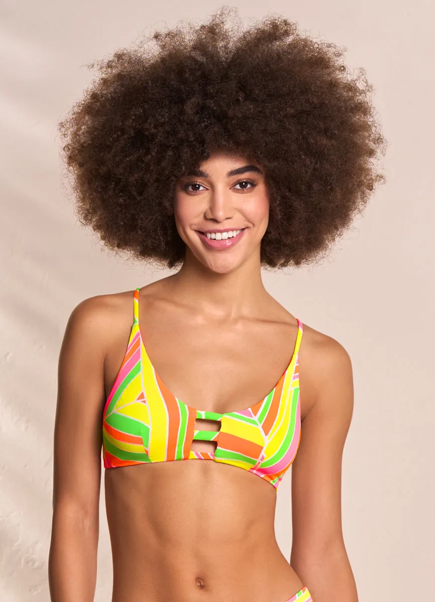 Maaji Magnetic Crate Sporty Bralette Bikini Top Maaji
