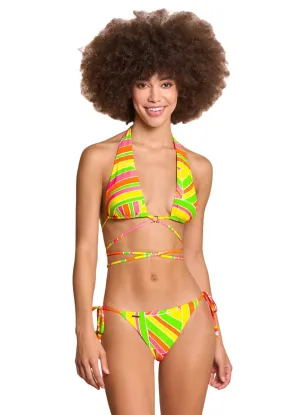 Maaji Magnetic Super 70S Sliding Halter Bikini Top Maaji