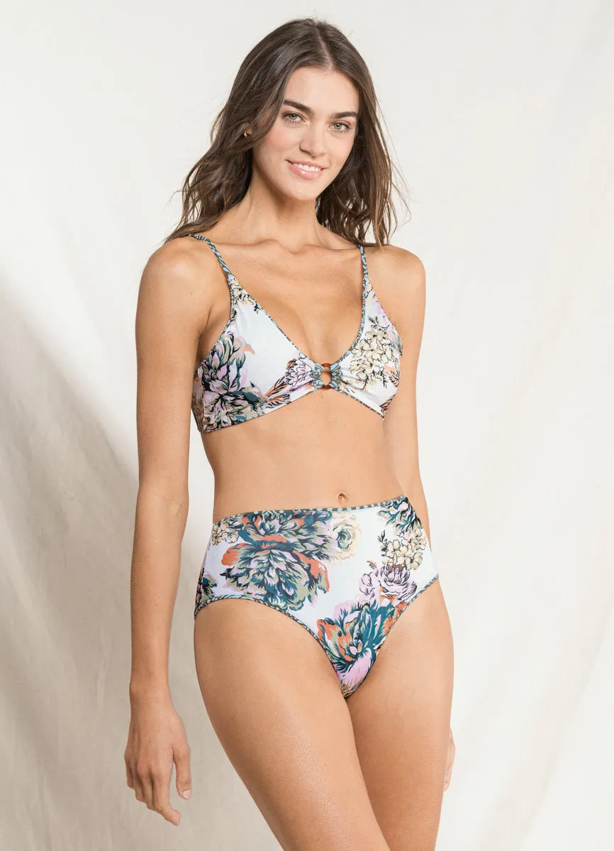Maaji Medallion Venus Mid Rise Bikini Bottom Maaji