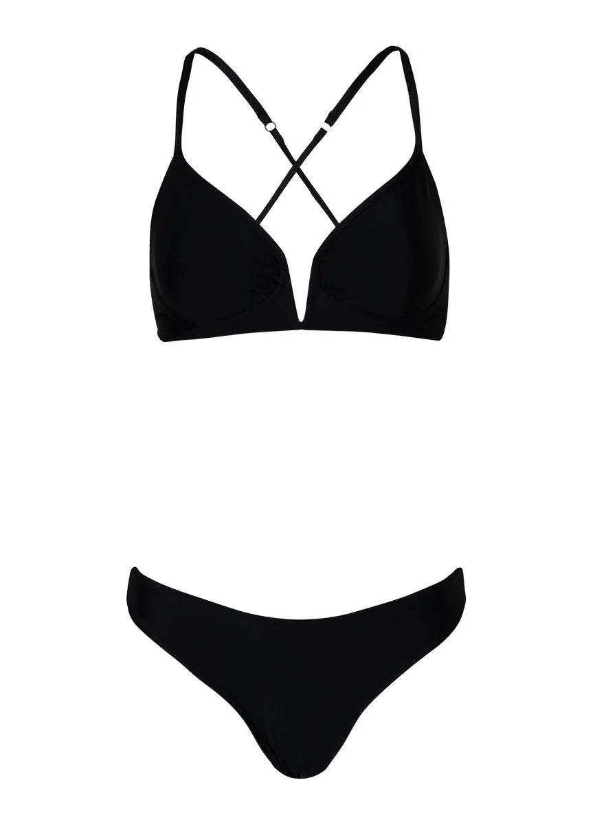 Maaji Midnight Ash Voila Unmolded Underwire Bikini Top Maaji