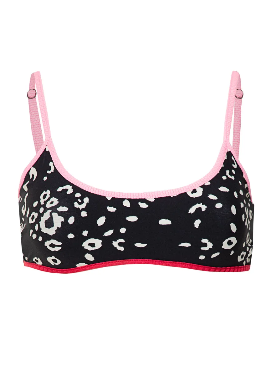 Maaji Midnight Shadow Lane Classic Bralette Bikini Top Maaji