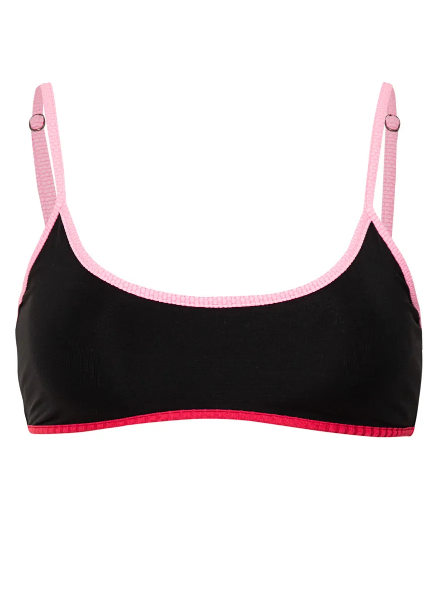 Maaji Midnight Shadow Lane Classic Bralette Bikini Top Maaji