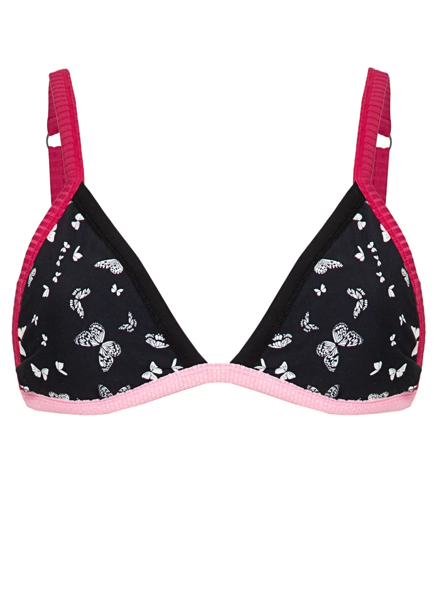 Maaji Midnight Shadow Rewind Fixed Triangle Bikini Top Maaji