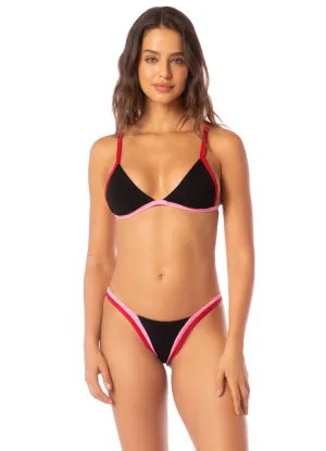 Maaji Midnight Shadow Rewind Fixed Triangle Bikini Top Maaji