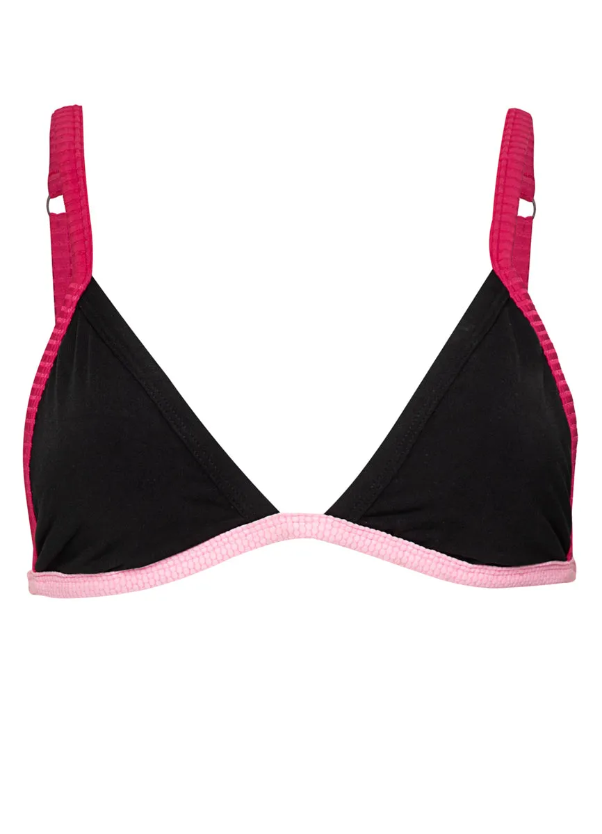 Maaji Midnight Shadow Rewind Fixed Triangle Bikini Top Maaji