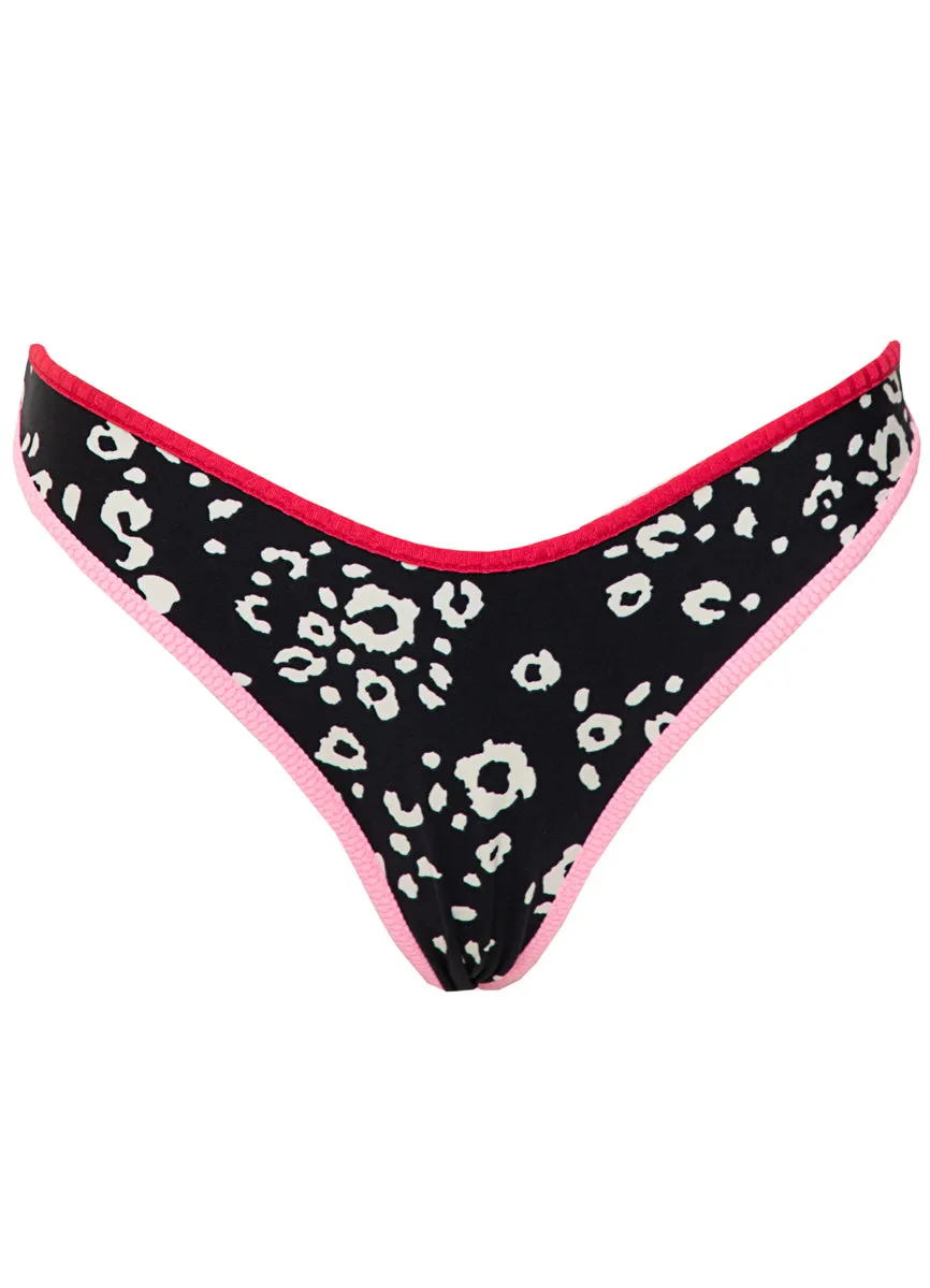 Maaji Midnight Shadow Splendour Regular Rise Thin Side Bikini Bottom Maaji