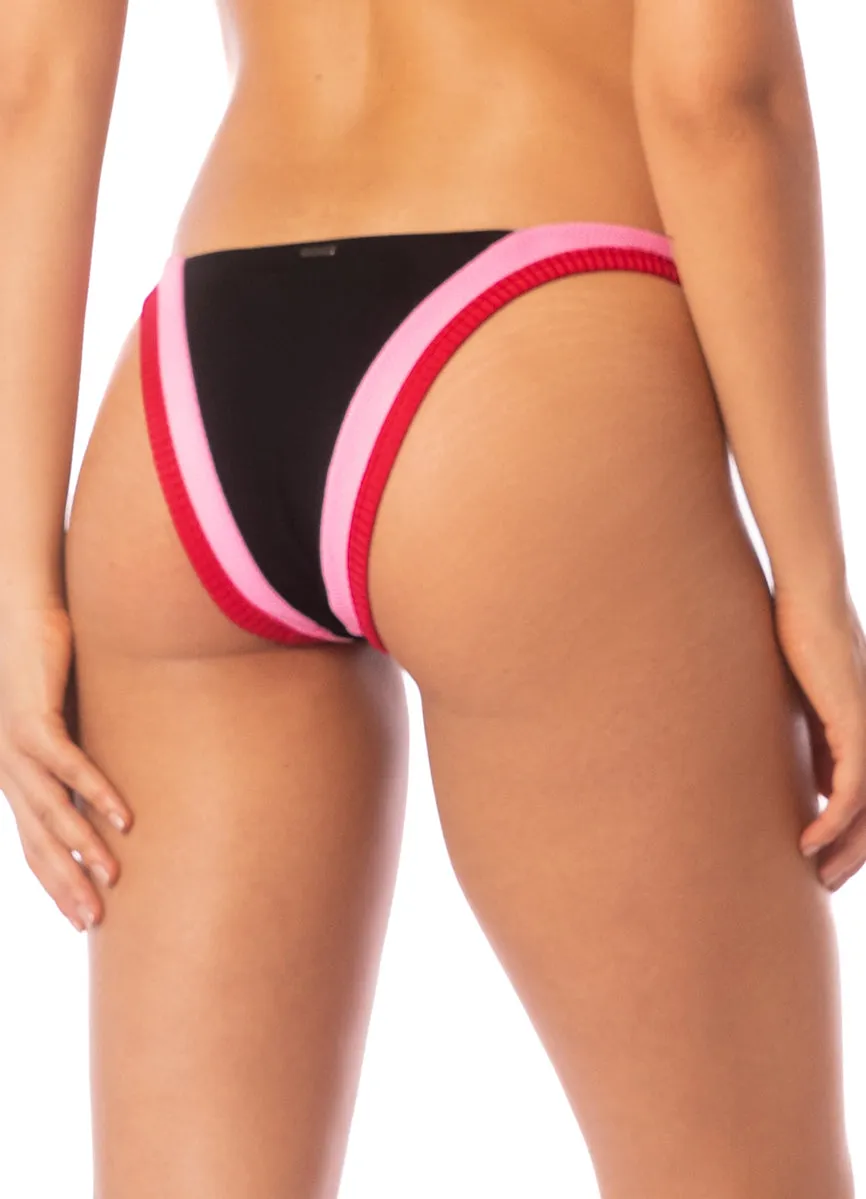 Maaji Midnight Shadow Trinity Regular Rise V Front Bikini Bottom Maaji