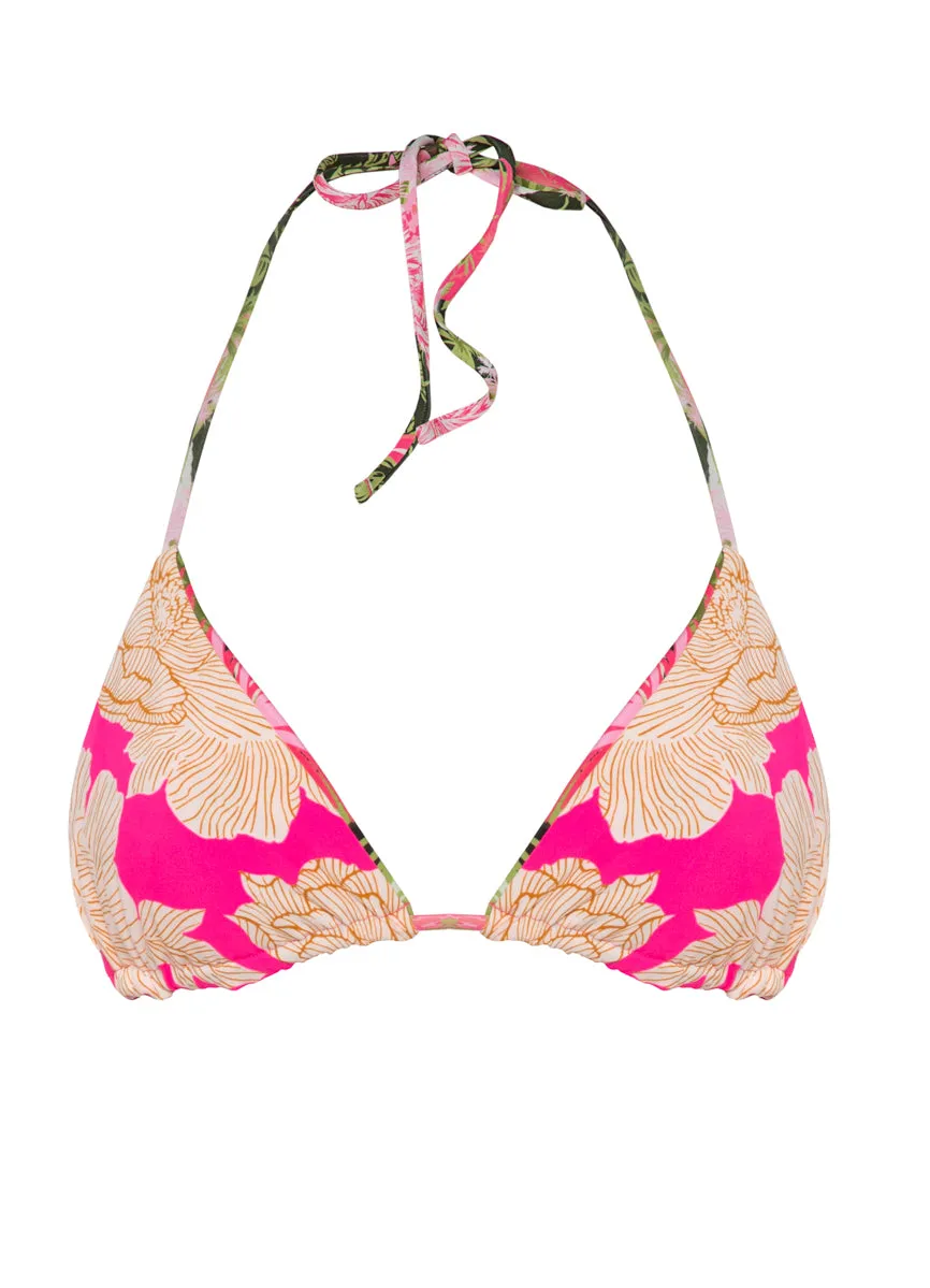 Maaji Neo Hawaiian Balmy Sliding Triangle Bikini Top Maaji