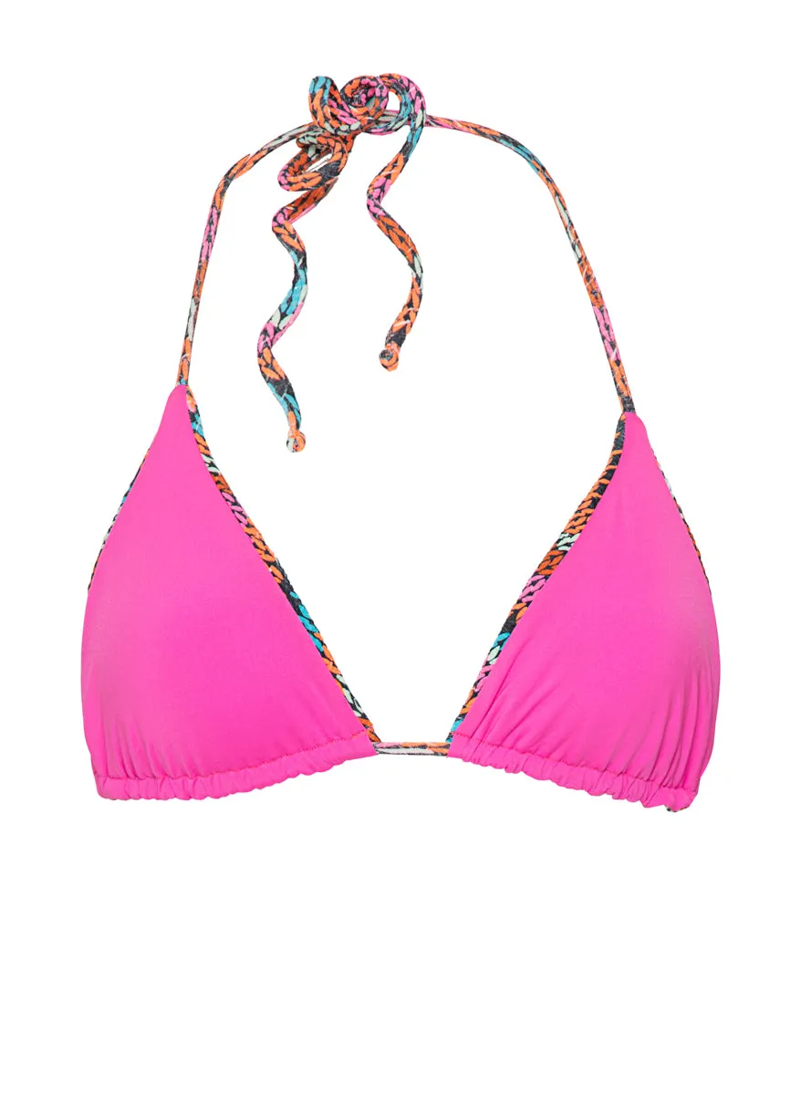 Maaji Neon Rush Balmy Sliding Triangle Bikini Top Maaji