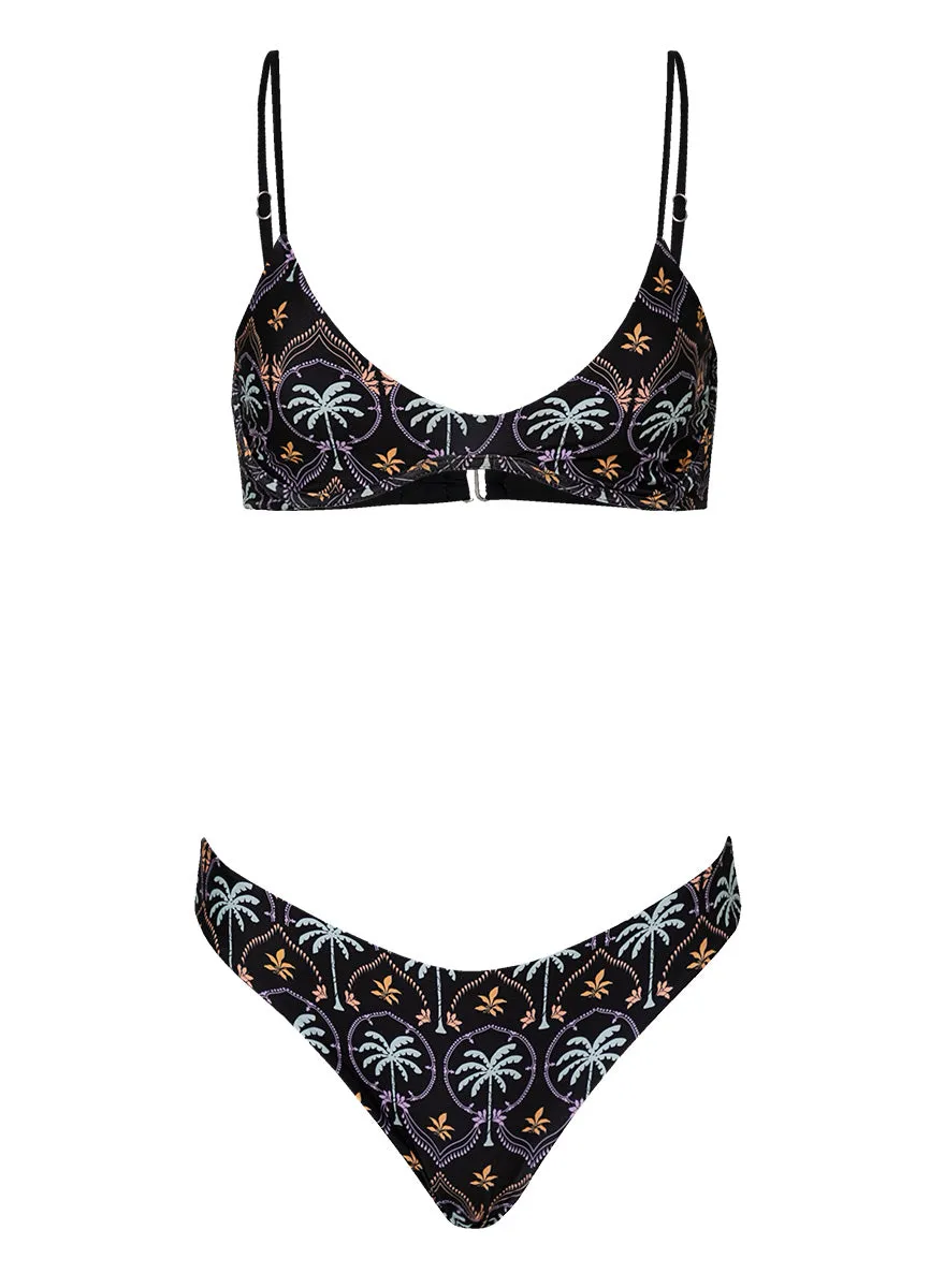 Maaji Noir Black Irene Unmolded Underwire Bikini Top Maaji