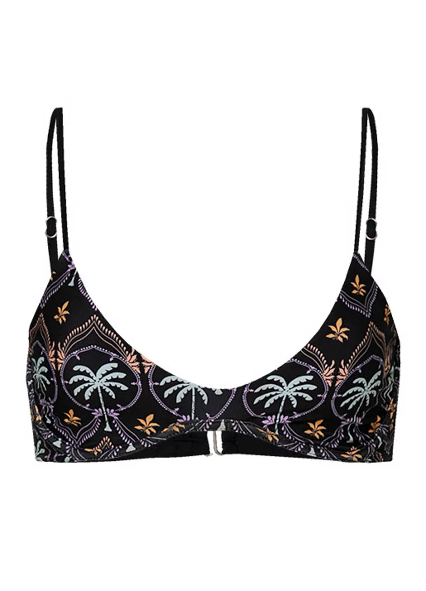 Maaji Noir Black Irene Unmolded Underwire Bikini Top Maaji