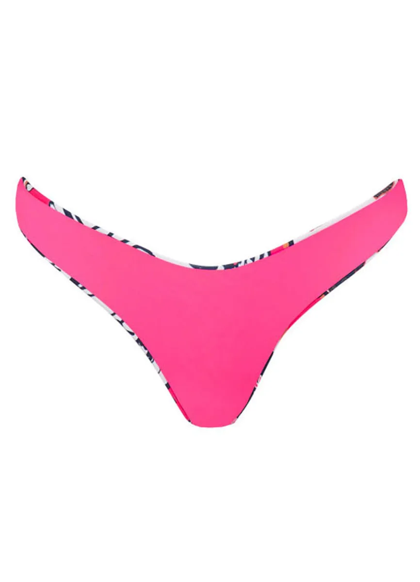 Maaji Ocean Puzzle Splendour Regular Rise Thin Side Bikini Bottom Maaji