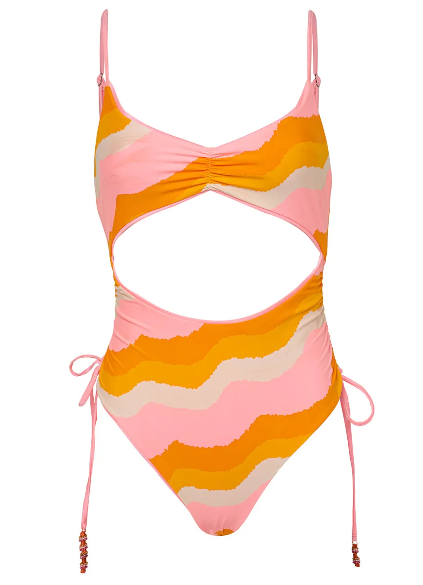 Maaji Orchid Pink Kai Cut Out One Piece Maaji