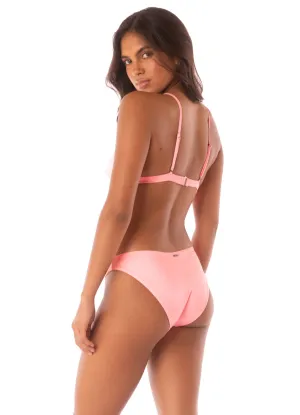 Maaji Orchid Pink Sublimity Regular Rise Classic Bikini Bottom Maaji