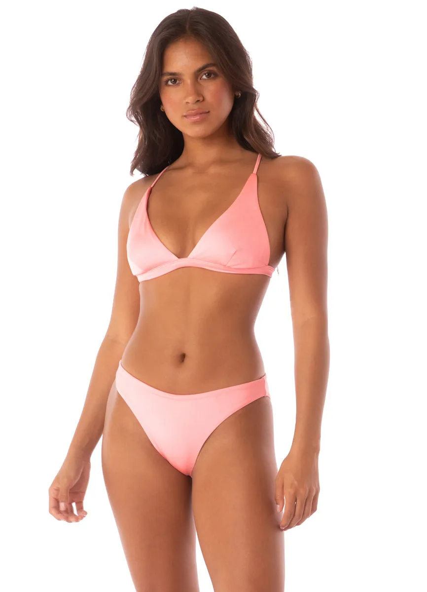 Maaji Orchid Pink Sublimity Regular Rise Classic Bikini Bottom Maaji