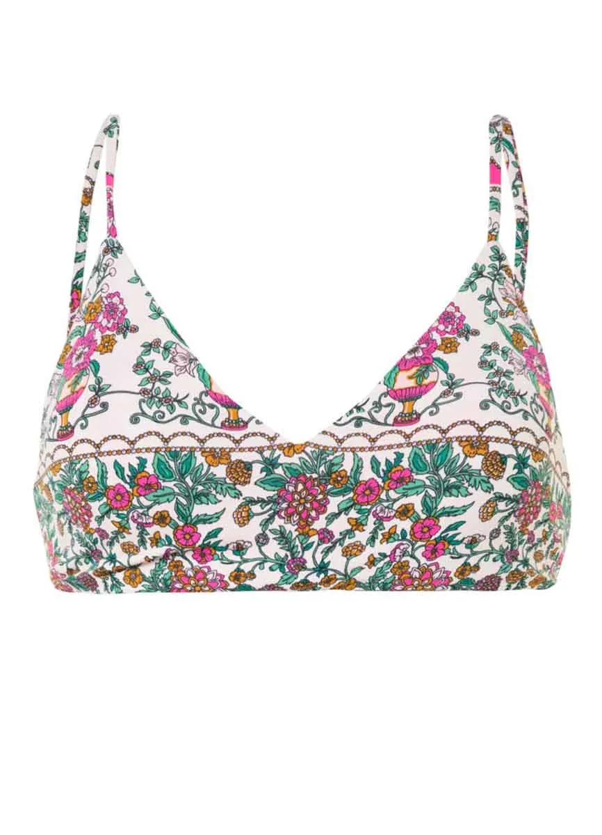 Maaji Ornamental Vintage Rocks Sporty Bralette Bikini Top Maaji