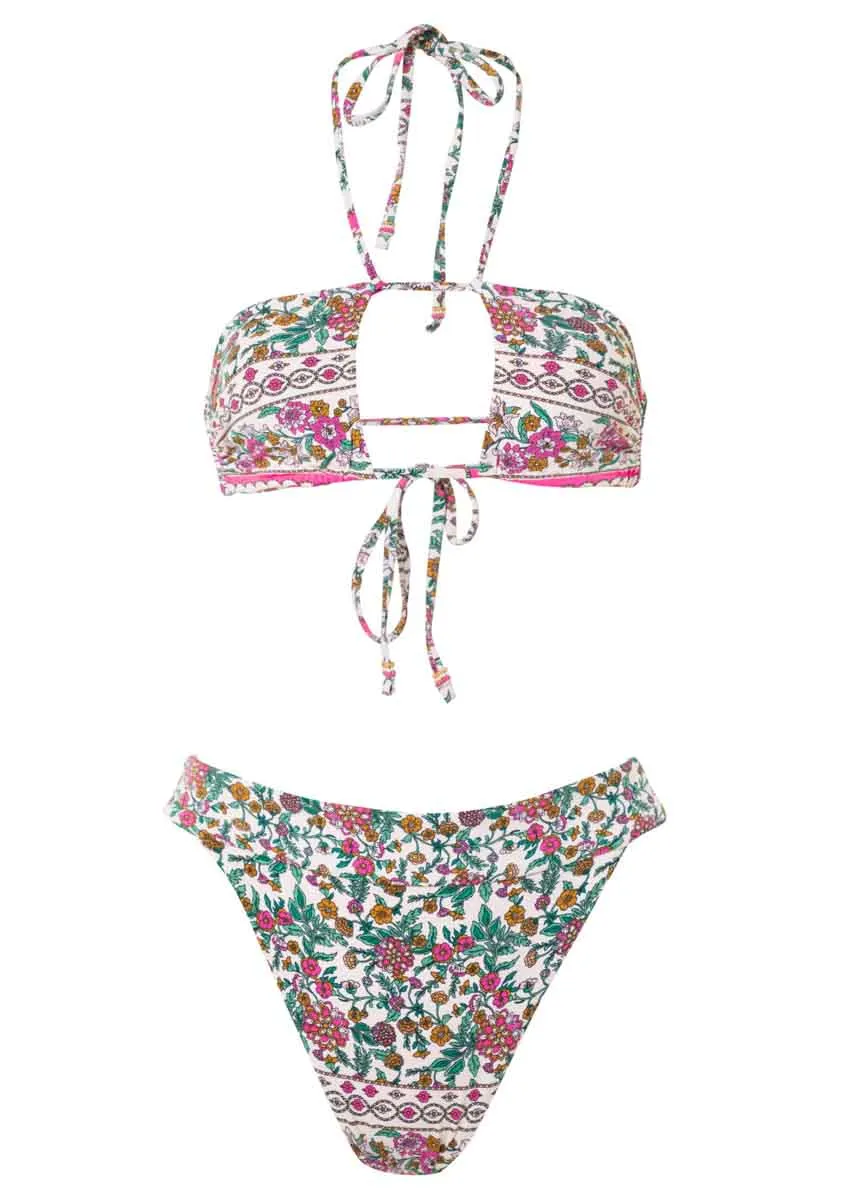 Maaji Ornamental Vintage Ronnie Strapless Bandeau Bikini Top Maaji