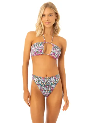 Maaji Ornamental Vintage Ronnie Strapless Bandeau Bikini Top Maaji