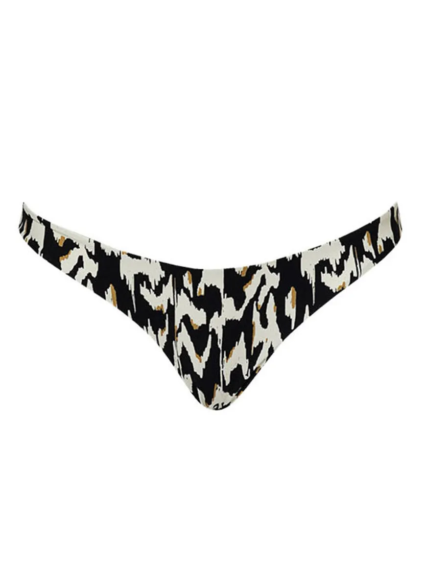 Maaji Ornate Flowering Flirt Low Rise Thin Side Bikini Bottom Maaji