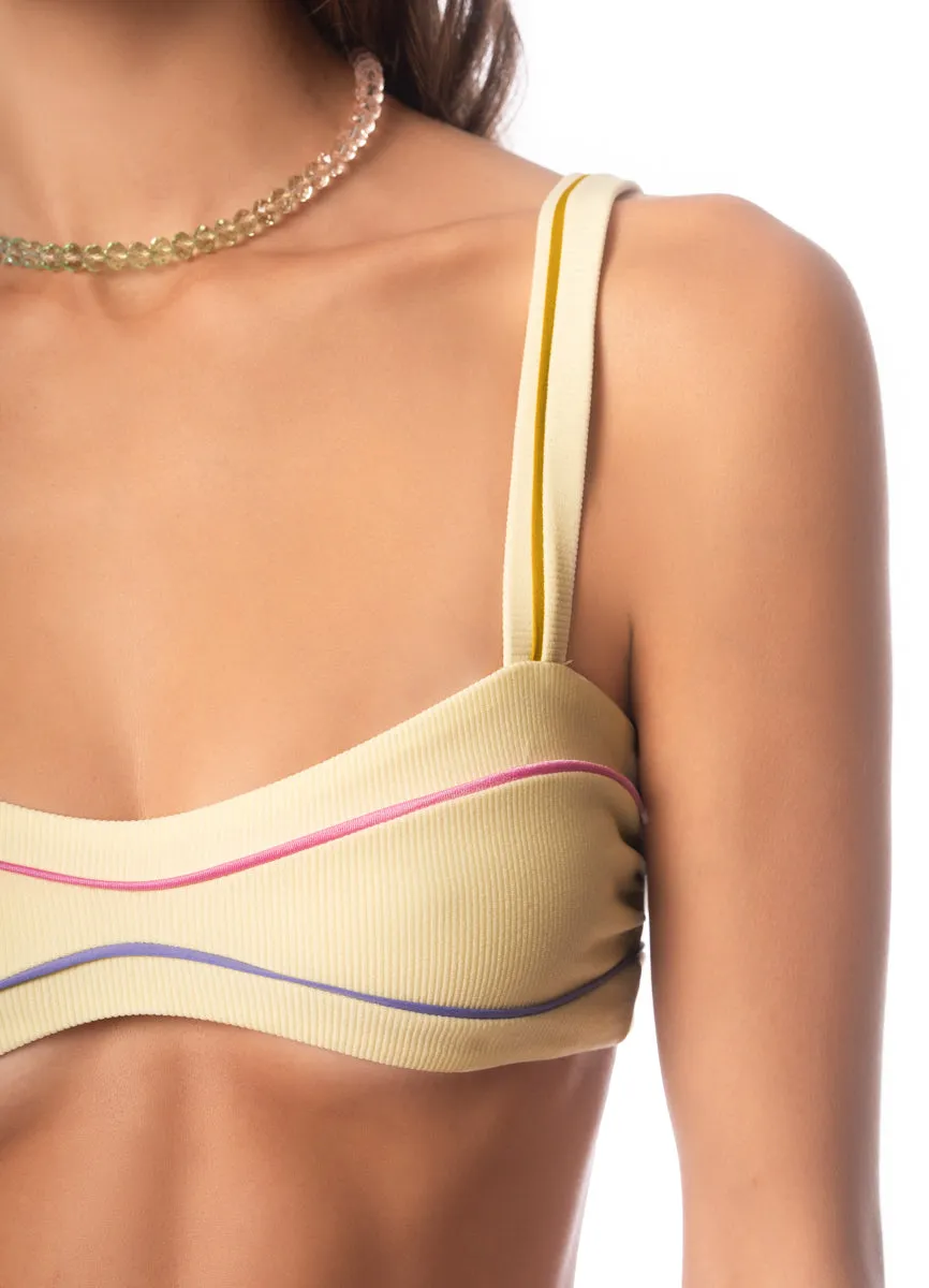 Maaji Panacota Headhunter Sporty Bralette Bikini Top Maaji