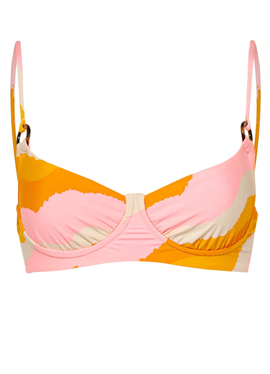 Maaji Paradiso Waves Archer Underwire Bikini Top Maaji