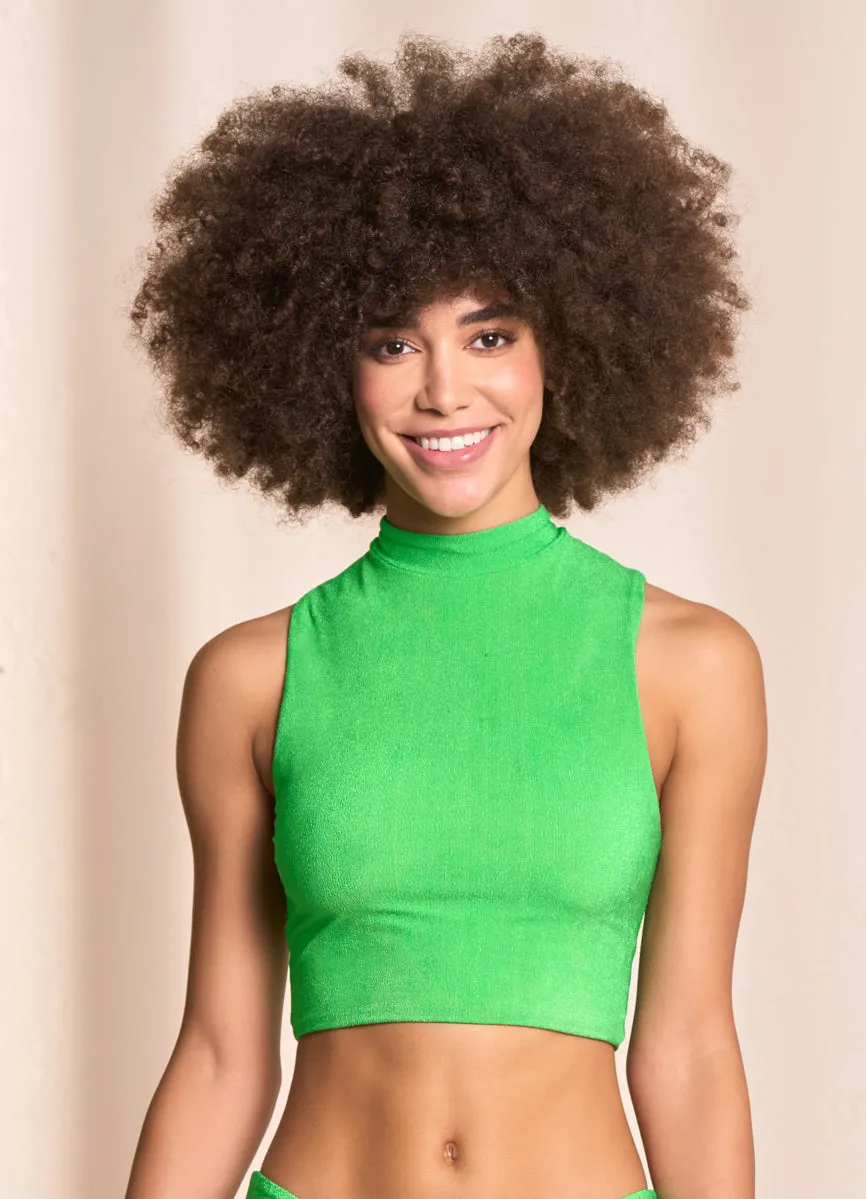 Maaji Parakeet Green Ipanema Swim Crop Top Maaji