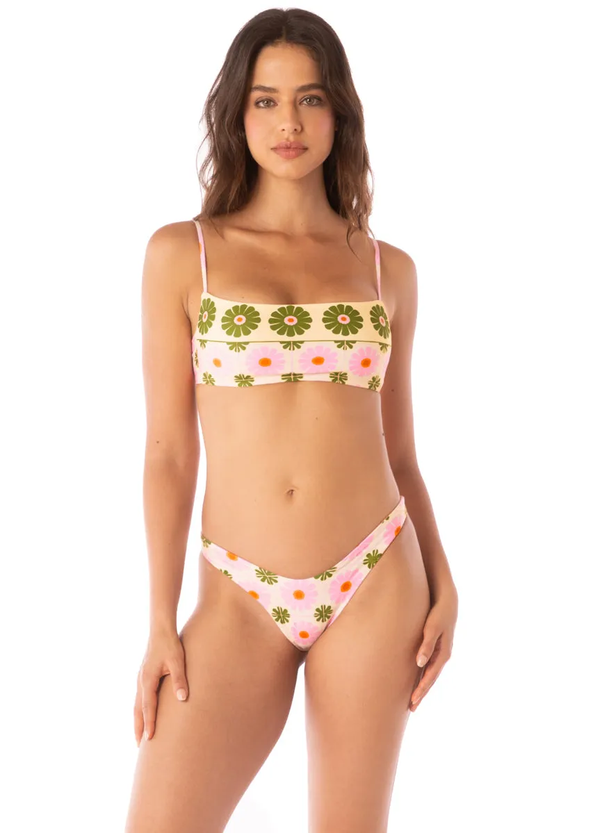 Maaji Pastel Flourish Scape Sporty Bralette Bikini Top Maaji