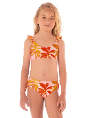 Maaji Pink Palms Mango Bikini Set Girls Maaji