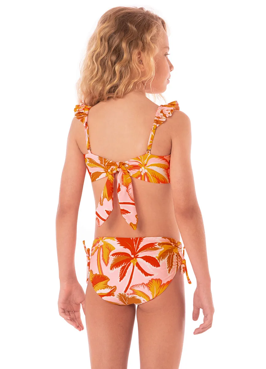 Maaji Pink Palms Mango Bikini Set Girls Maaji