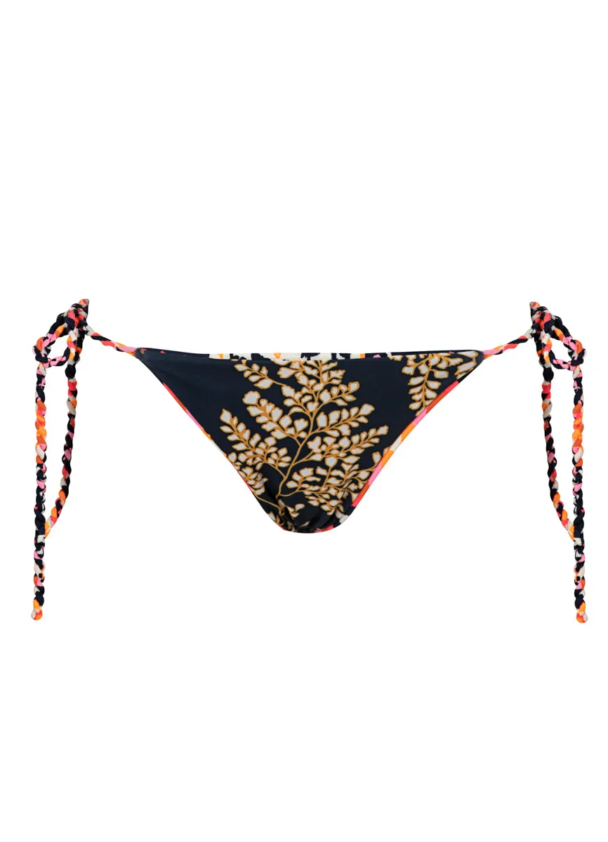 Maaji Prism Cat Sunning Low Rise Tie Side Bikini Bottom Maaji