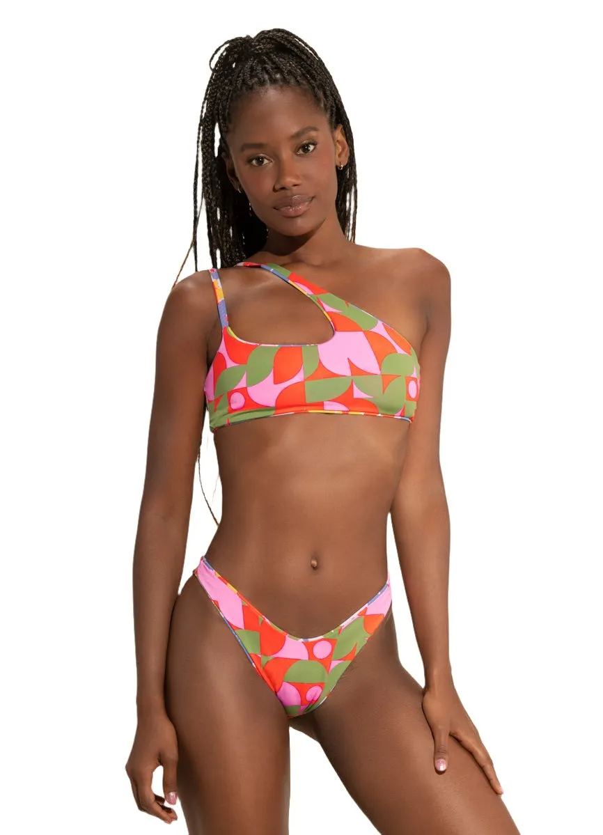 Maaji Pristine Flower Splendour High Leg Bikini Bottom Maaji