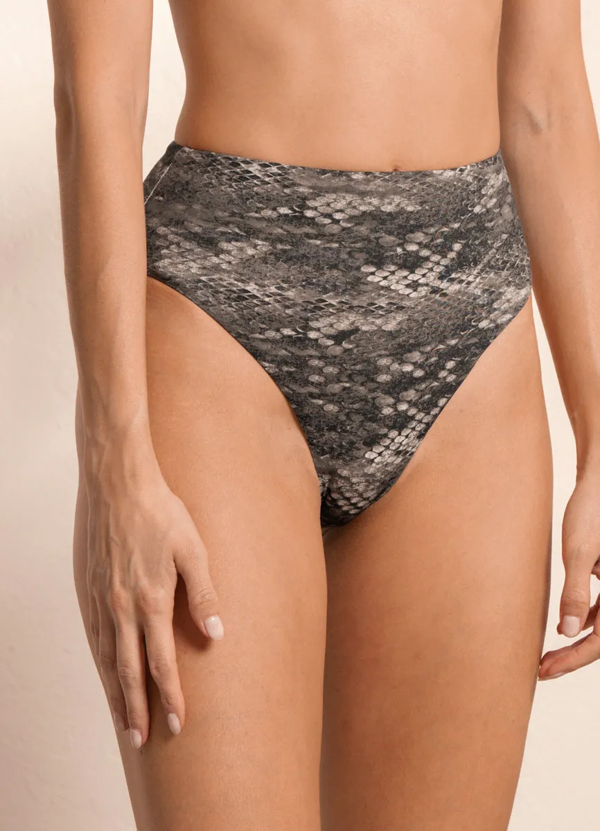 Maaji Python Vitto High Rise/High Leg Bikini Bottom Maaji
