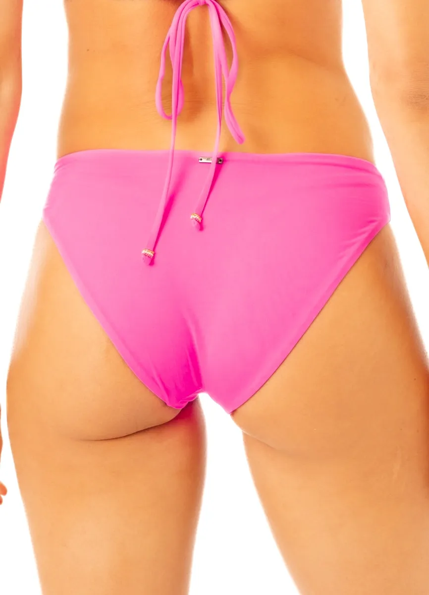 Maaji Radiant Pink Sublimity Classic Bikini Bottom Maaji