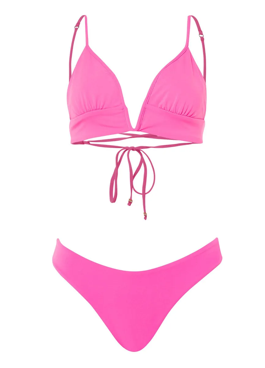 Maaji Radiant Pink Sublimity Classic Bikini Bottom Maaji