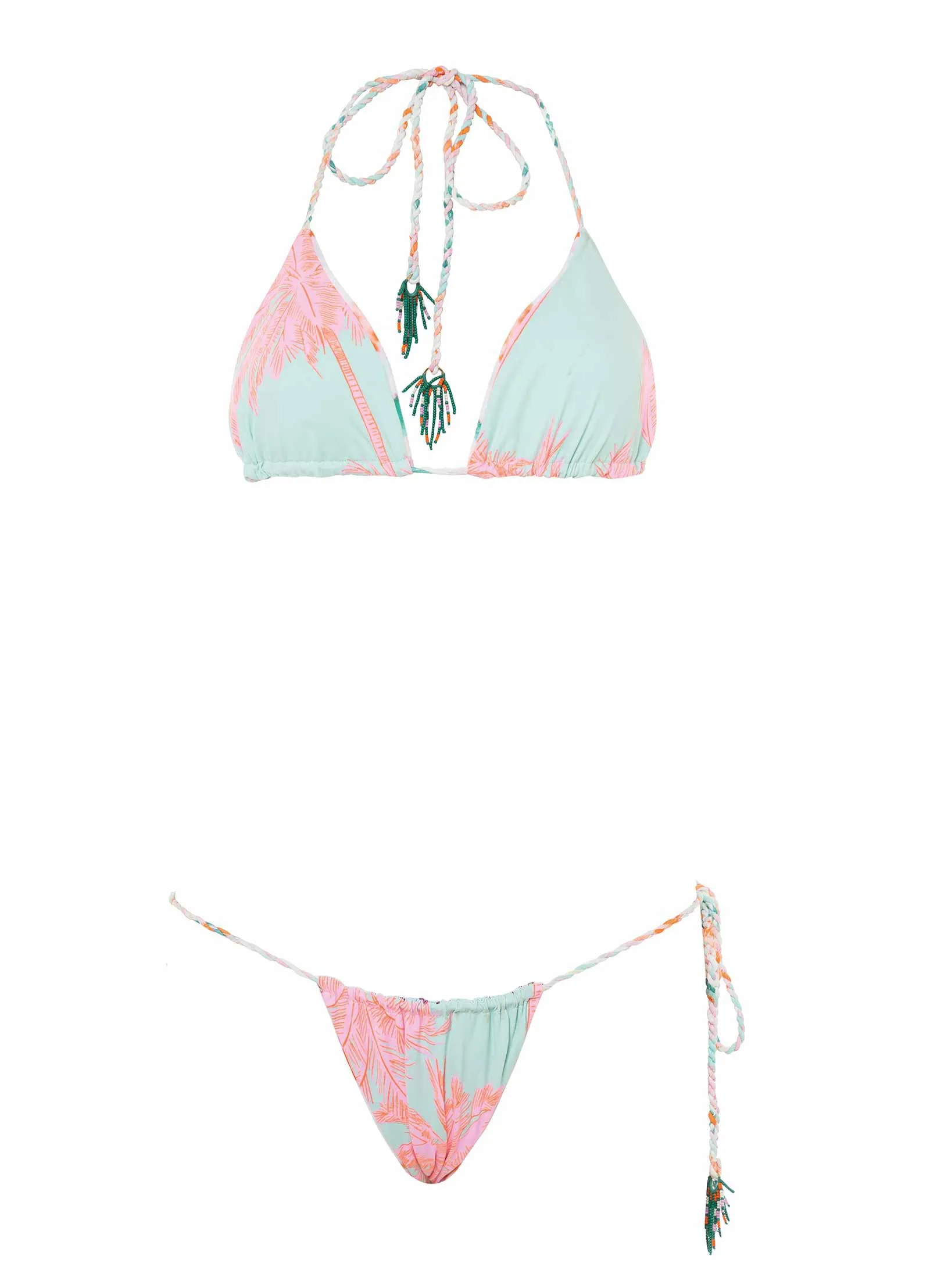 Maaji Rainbow Dye Spray Single Strap Bikini Bottom Maaji