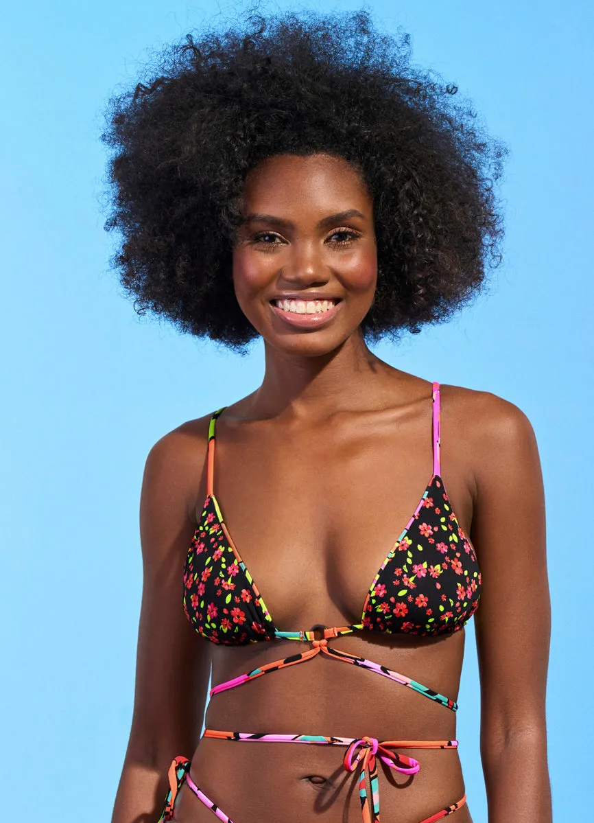 Maaji Rainforest Coco Sliding Triangle Bikini Top Maaji