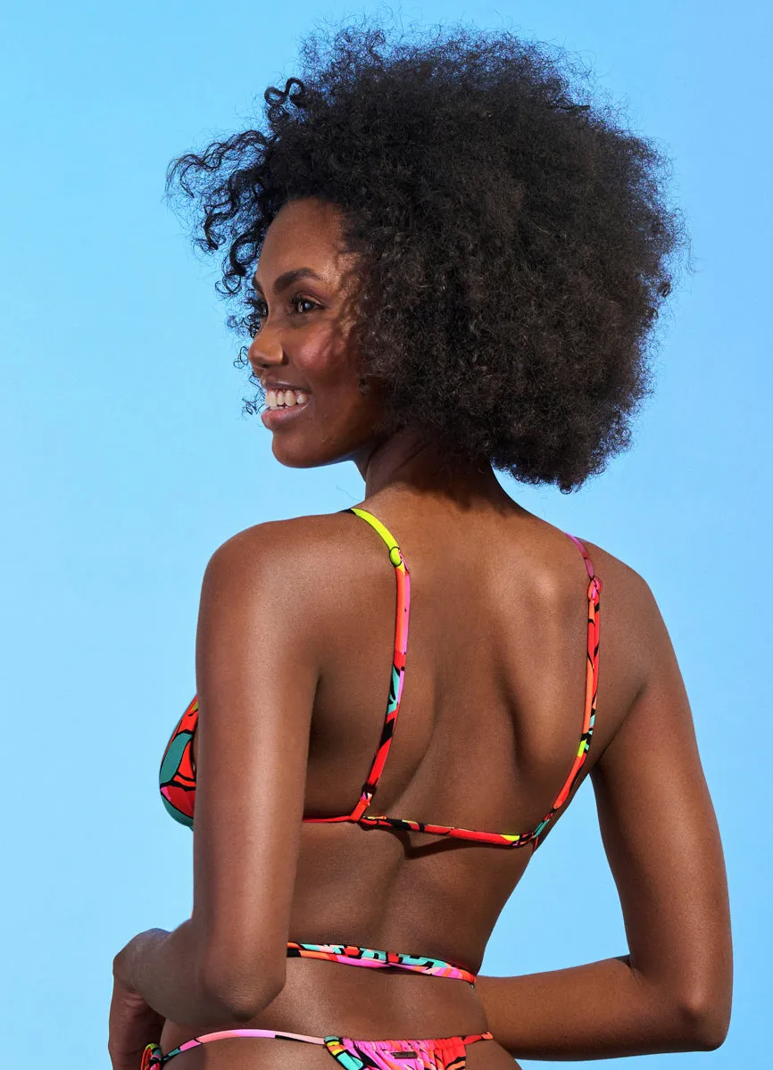 Maaji Rainforest Coco Sliding Triangle Bikini Top Maaji