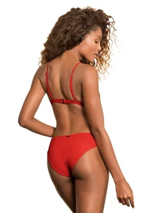 Maaji Red Camelia Sublimity Classic Bikini Bottom Maaji