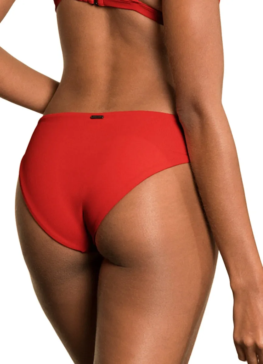 Maaji Red Camelia Sublimity Classic Bikini Bottom Maaji