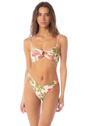 Maaji Retro Bloom Pomona Ring Front Bralette Bikini Top Maaji