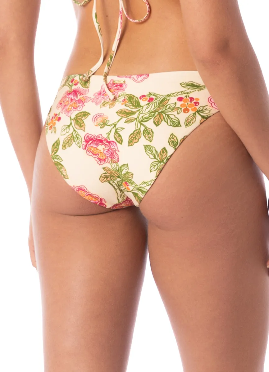 Maaji Retro Bloom Sublimity Regular Rise Classic Bikini Bottom Maaji