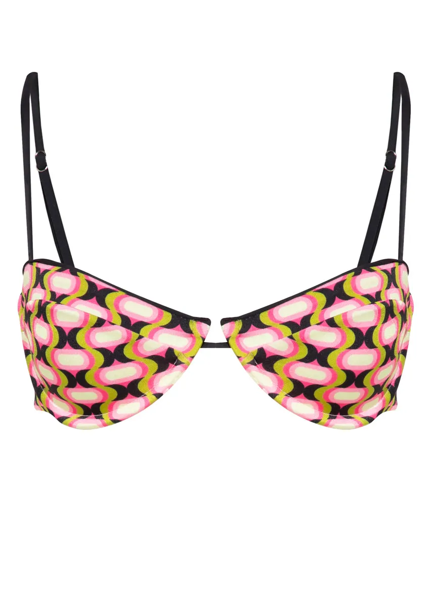 Maaji Retro Prism Jupiter Underwire Bikini Top Maaji